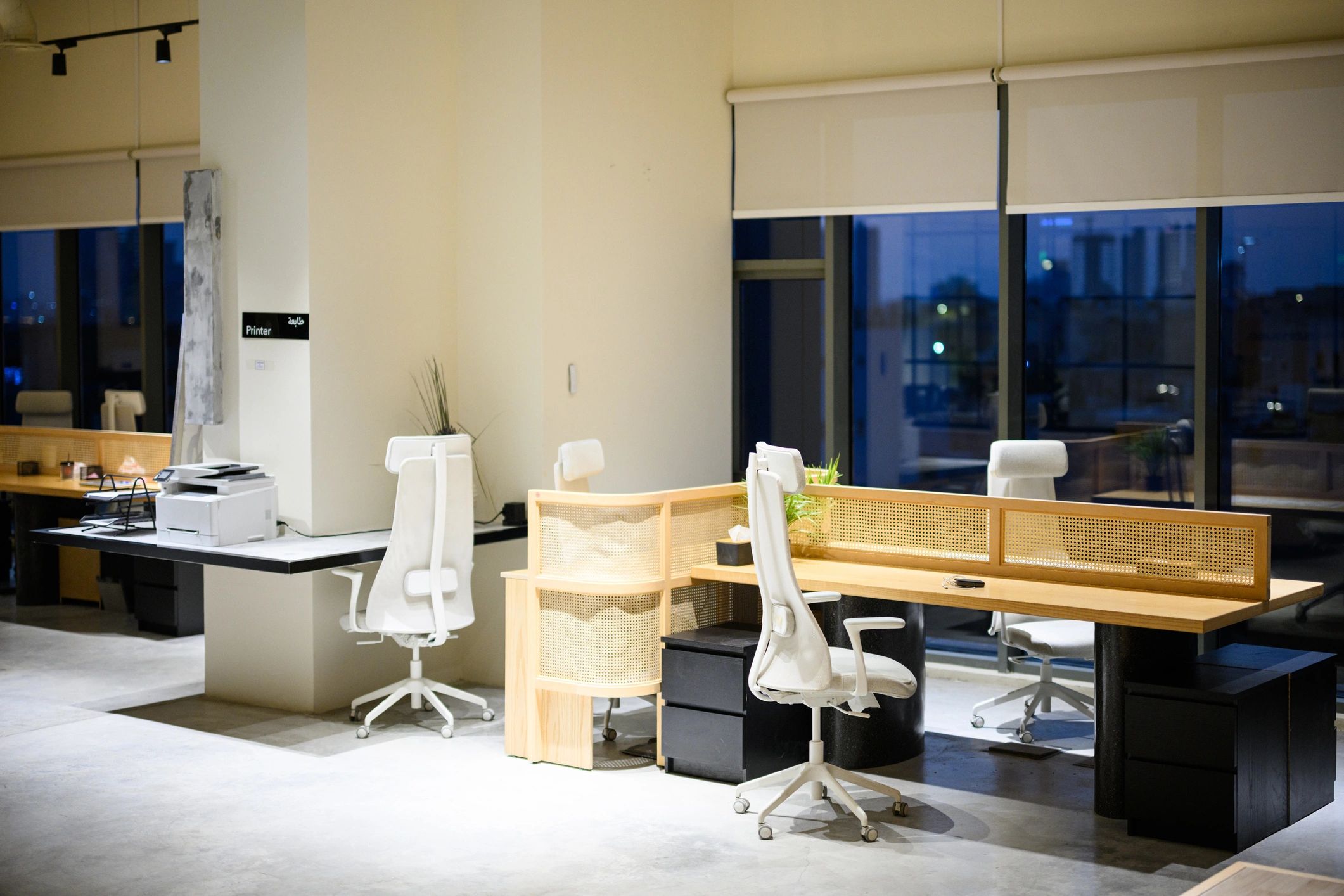 Clean modern office interior in Melbourne