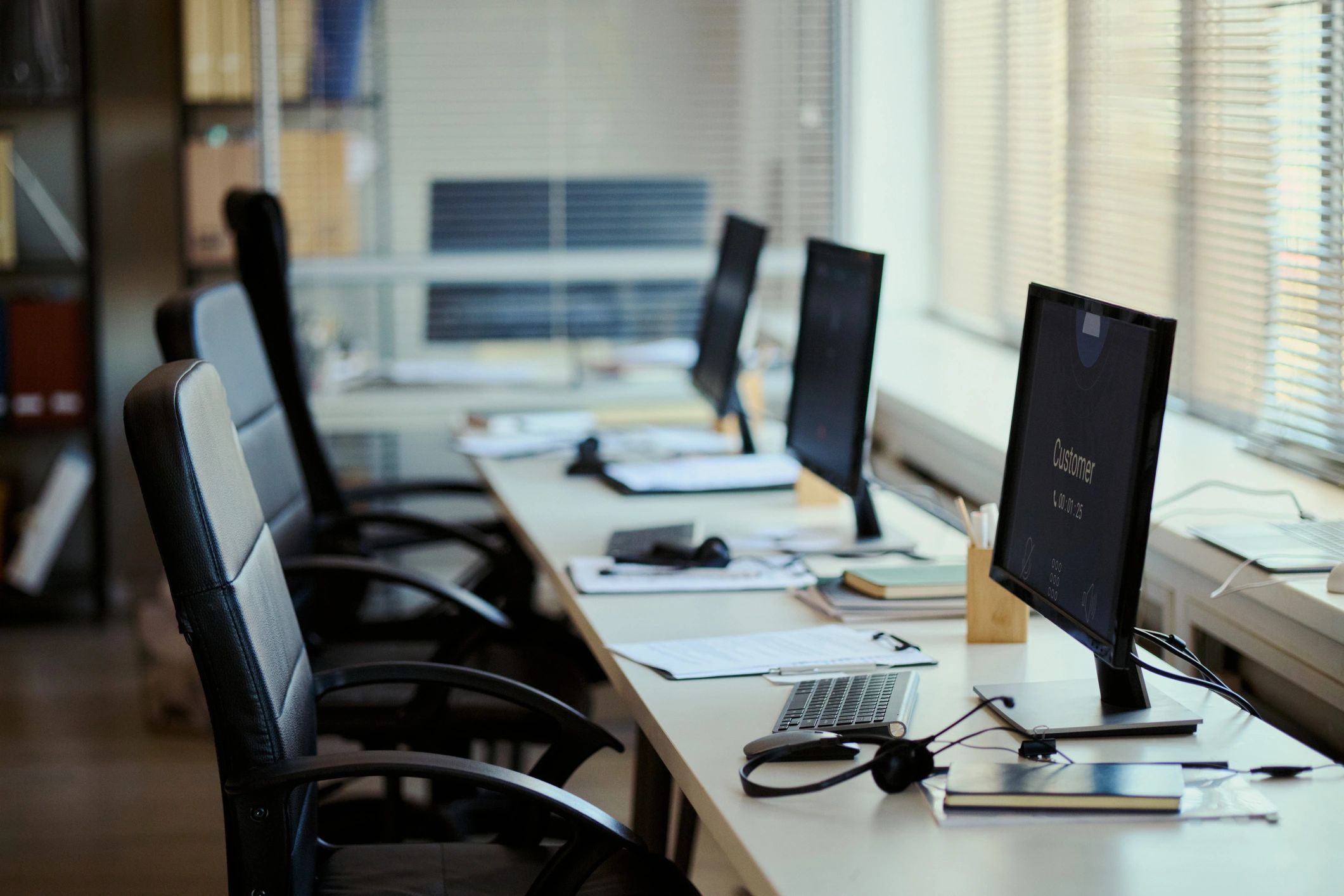 Professional commercial office environment